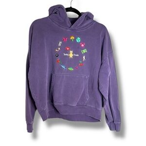 Teddy Fresh Everything I Love Hoodie Purple Size Large